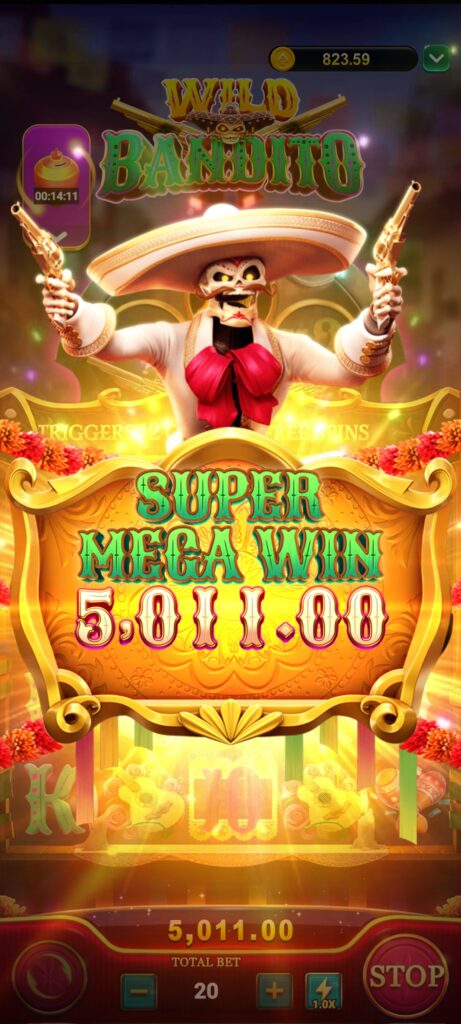 Wild Bandito Winning in yono games - 